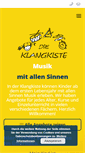 Mobile Screenshot of klangkiste-kiel.de